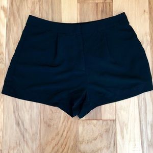 Forever 21 black high rise shorts